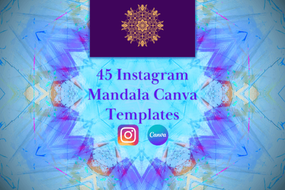 45 Mandala Instagram Canva Templates: Elevate Your Social Feed