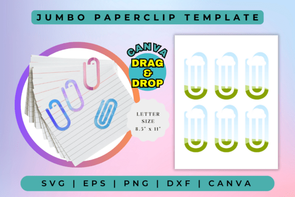 Designing with the Jumbo Paperclip Template