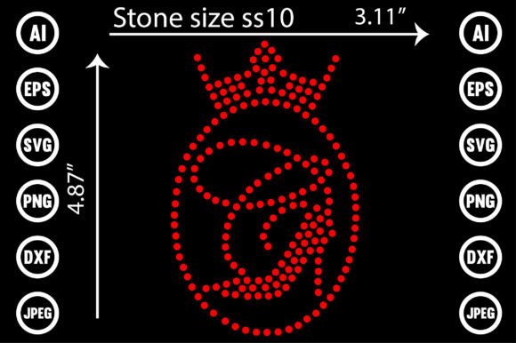Heel Rhinestone Templates: Instant Sparkle for Your Projects
