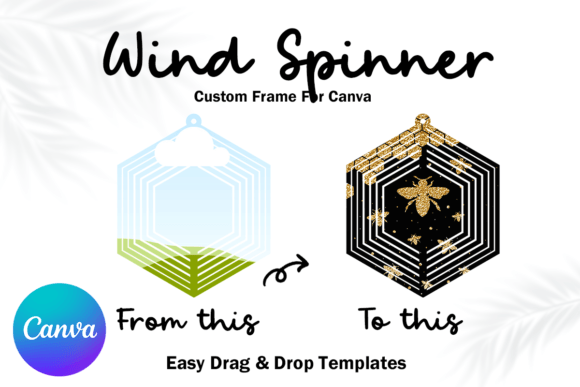 Hexagon Wind Spinner Canva Frame: A Guide for Creators