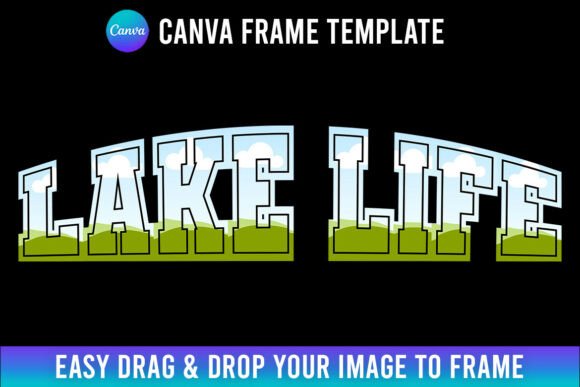 Lake Life Canva Frame Template Summer: Effortless Outdoor Graphics