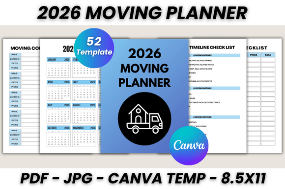 Simplify Your 2026 Move with This Canva Planner