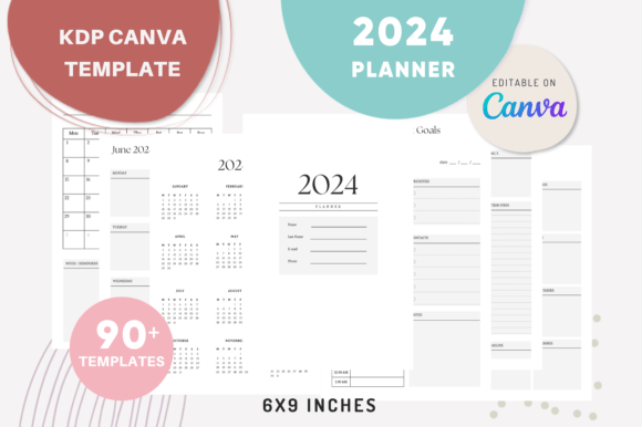 Streamline Your 2024: The Ultimate Canva Planner Template System